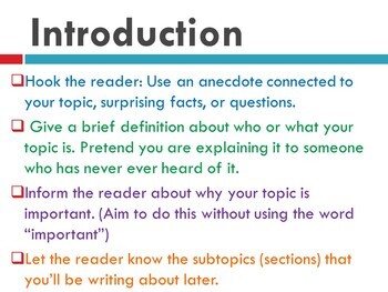 introduction definition in writing