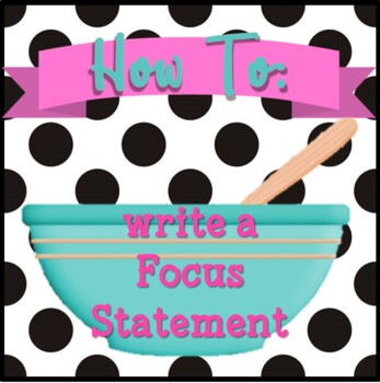 what is the focus statement in an essay