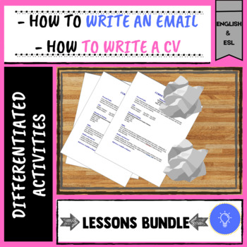 Preview of How To Write an Email and How to Create a CV BUNDLE!!!
