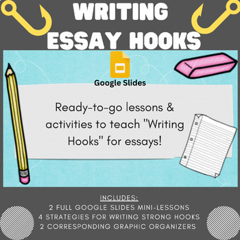 how to write a hook for an essay 3rd grade