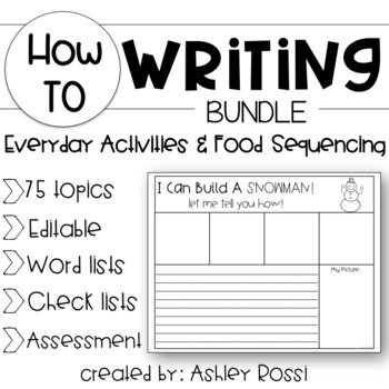 Preview of How To Writing BUNDLE