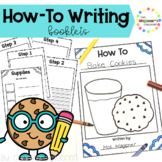 How To Writing Booklets - Blank 'How To:" Writing Templates