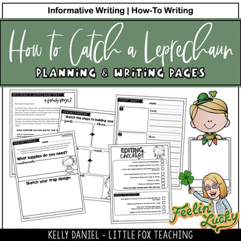 Preview of How To Catch a Leprechaun | March Writing Prompt | Spring Writing