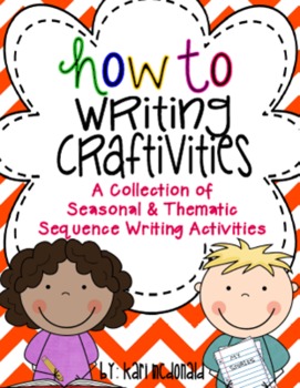 Preview of How To Writing Craftivities: A Collection of Sequencing Writing Activities