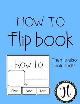 Preview of How To Writing Flip Book