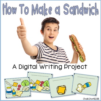 Preview of How To Make a Sandwich Writing Google Slides™