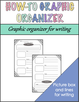 Preview of How-To Writing Graphic Organizer