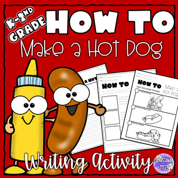 Preview of How To Writing - How to Make a Hot Dog