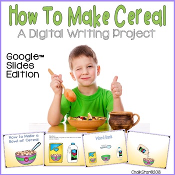 Preview of How To Writing Make Cereal Google Slides™