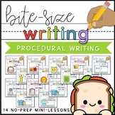 How-To Writing Mini-Lessons | Procedural Writing Unit | 1s