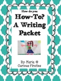 Fancy Nancy Inspired How-To Writing Packet
