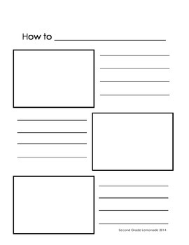 How To Writing Packet - Paper Templates by 2nd Grade Lemonade | TPT
