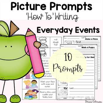 Preview of How To Writing Picture Prompts - Everyday Events