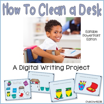 Preview of How To Writing PowerPoint™ Clean Desk