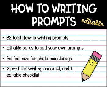 Preview of How-To Writing Prompts