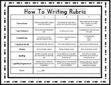 How To Writing Rubric