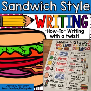 Preview of How-To Writing {Sandwich Style Writing}
