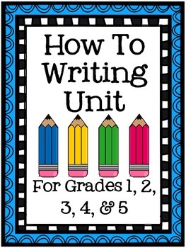 Preview of How To Writing Unit (Common Core Aligned)