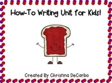 How To Writing Unit for Kids