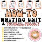 How-To Writing & Video Tutorial Project COMPLETE UNIT (Exp