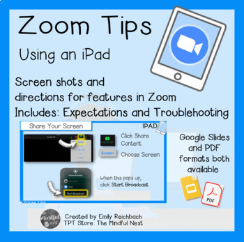 Preview of How-To use Zoom   ★Distance learning
