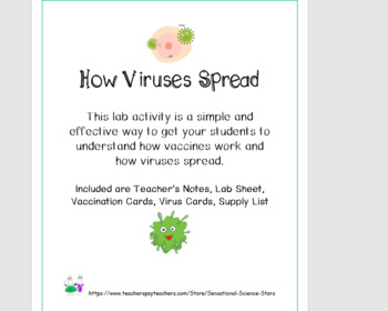 Preview of How Viruses Spread Lab Activity