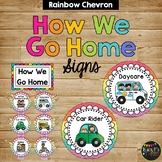 How Do You Get Home | Student Transportation Display Signs