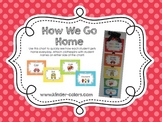 How We Go Home - A Transportation Clip Chart *NOW EDITABLE*