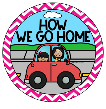 How We Go Home Clip Chart in Chevron Classroom Decor for Back To School