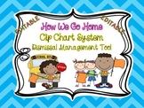 How We Go Home Clip Chart Dismissal Management Tool - EDITABLE