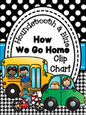 How We Go Home Clip Chart {Houndstooth and Blue}