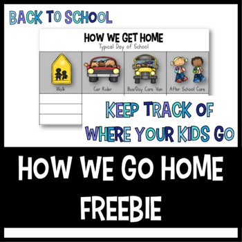Preview of How We Go Home FREEBIE