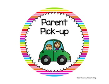 How We Go Home {Editable Rainbow Dismissal Clip Chart} | TpT