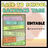 Back to School Transportation Tags (end of the day)