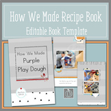 How We Made - An Editable Class Recipe Book