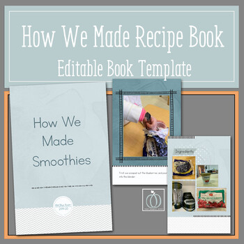 Preview of How We Made - An Editable Class Recipe Book