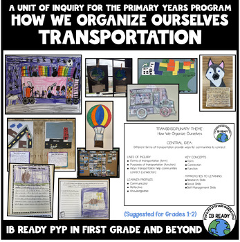 Preview of How We Organize Ourselves: Transportation Unit of Inquiry