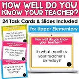 How Well Do You Know Your Teacher End of Year Game Summer Break