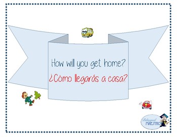 Preview of How Will I Get Home?, ¿Cómo llegaré a casa? - English & Spanish