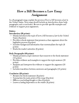 law essay template