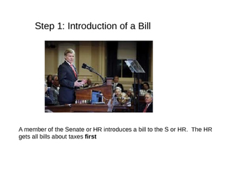 Preview of How a Bill becomes a Law