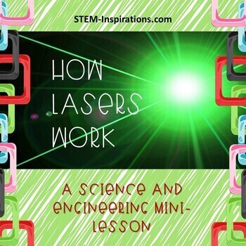 Preview of How a Laser Works - Lesson and Worksheets