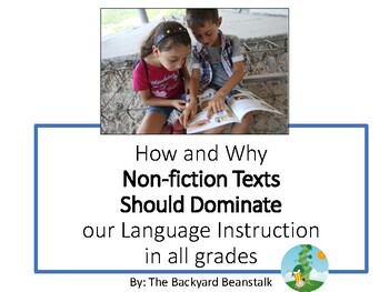 Preview of How and Why Non-fiction Should Dominate our Language Instruction