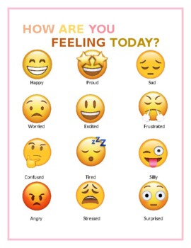 How are you feeling today? by SoaringIntoSecond | TPT