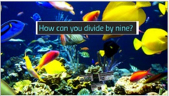 Preview of Prezi presentation on how to divide by nine.