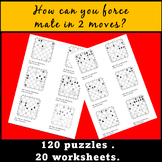 How can you force a mate in 2 moves? Checkmate puzzles in 