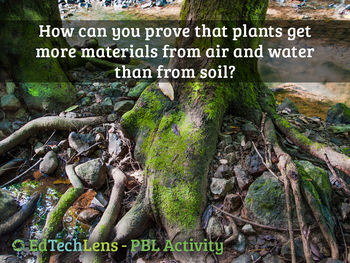 Preview of How can you prove plants get more materials from air & water than from soil?