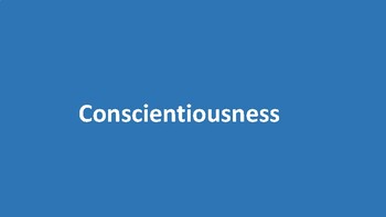 Preview of How conscientious are you?