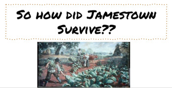Preview of How did Jamestown Survive?