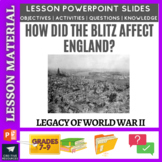 How did the Blitz affect England?